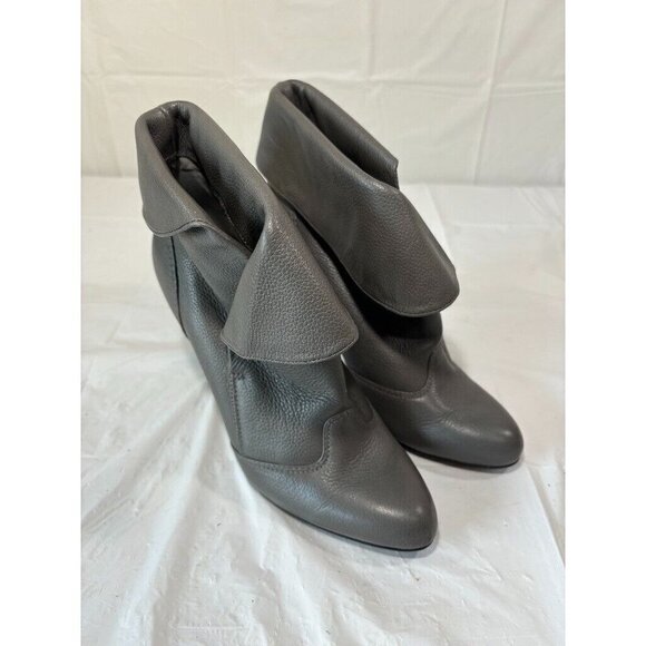 Report Boston Grey Leather Boots Size 8.5 US - Picture 4 of 13